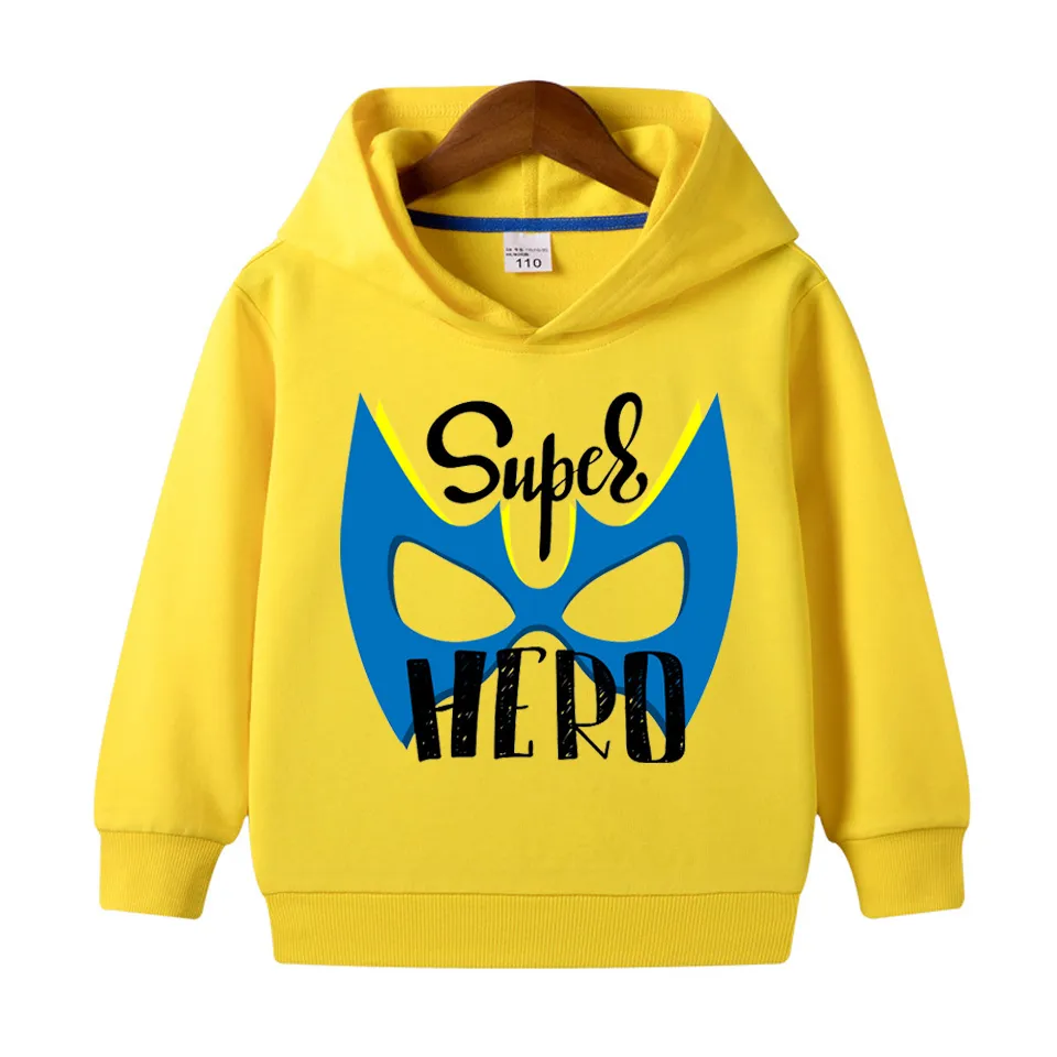 Super Hero Printed Hoodie For Kids - Deal20one