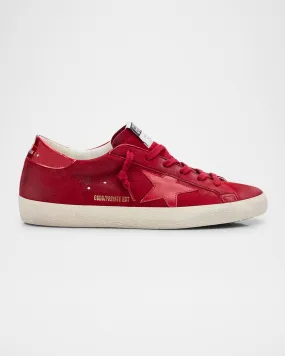 Superstar Mixed Leather Low-Top Sneakers