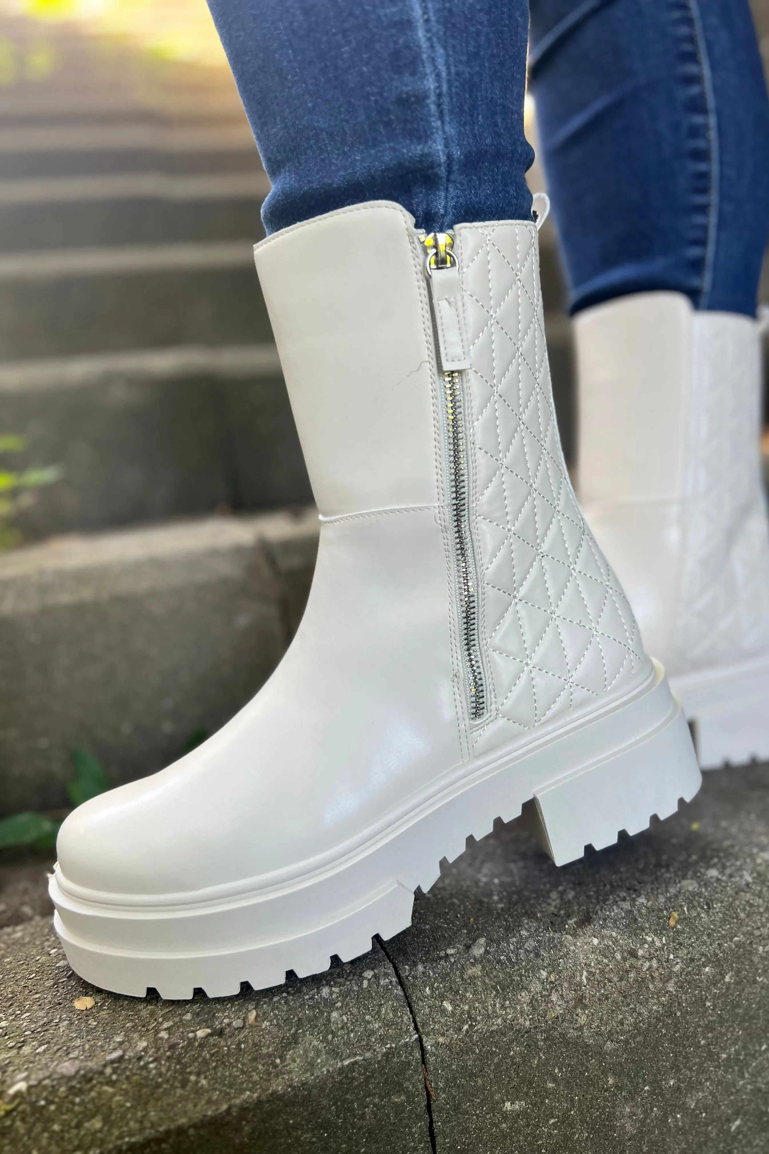 Tarina Boot - Off White