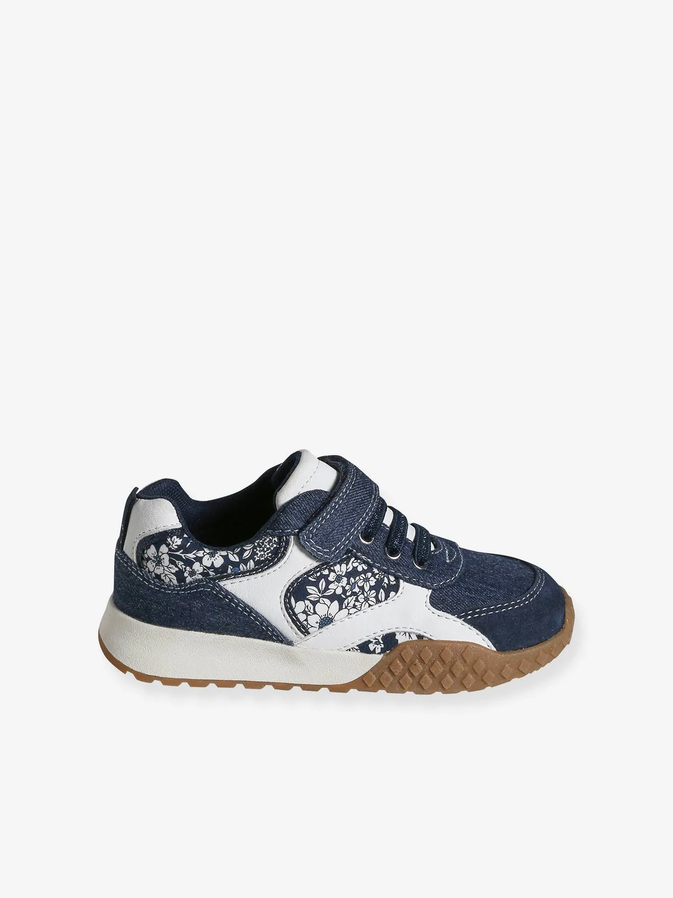 Trainers with Elasticated Laces for Children, Designed for Autonomy - brut denim