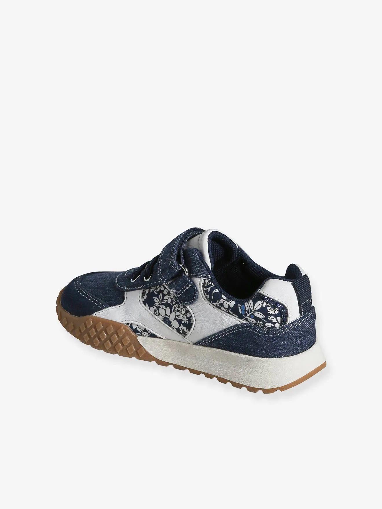 Trainers with Elasticated Laces for Children, Designed for Autonomy - brut denim