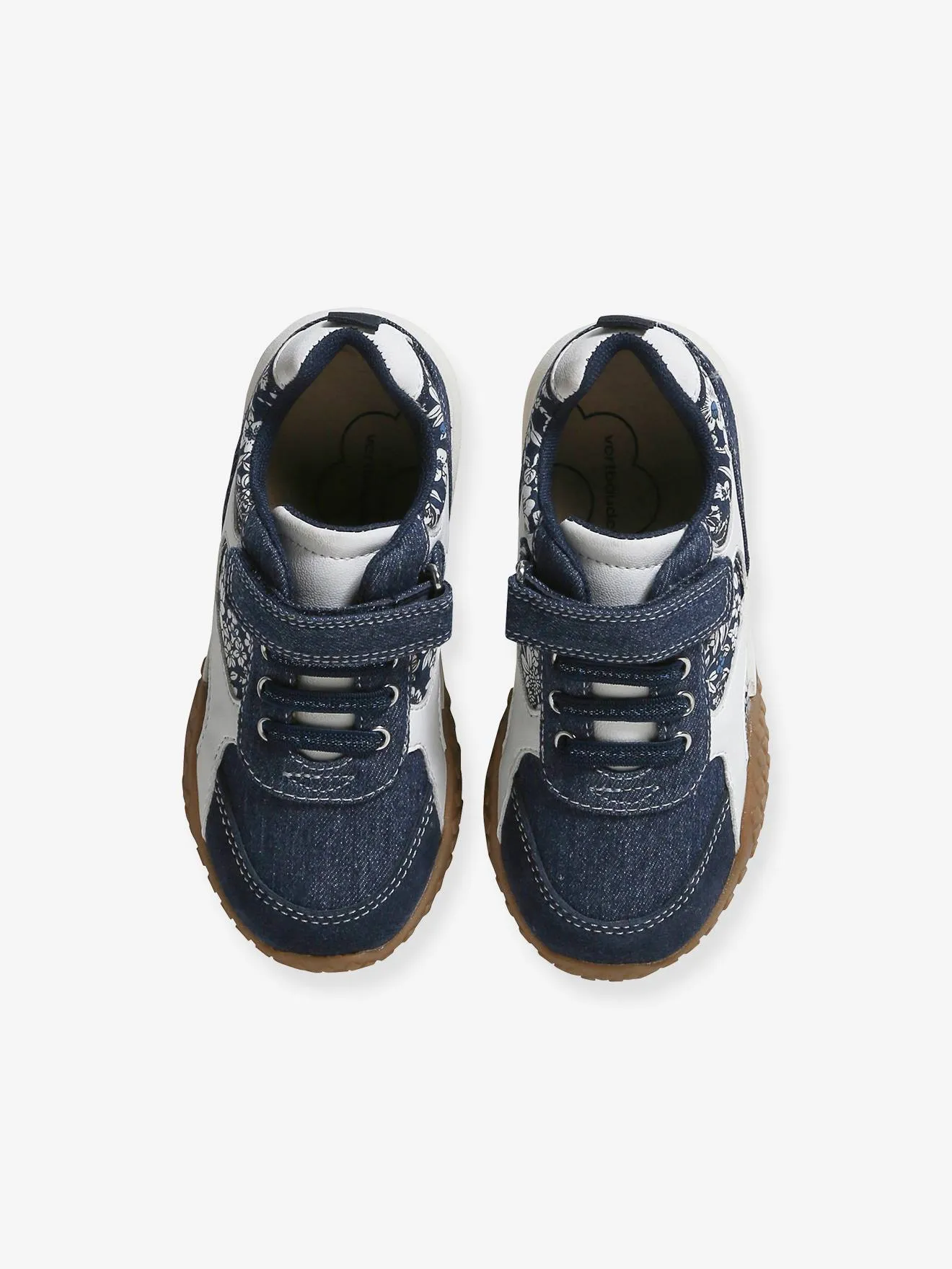 Trainers with Elasticated Laces for Children, Designed for Autonomy - brut denim