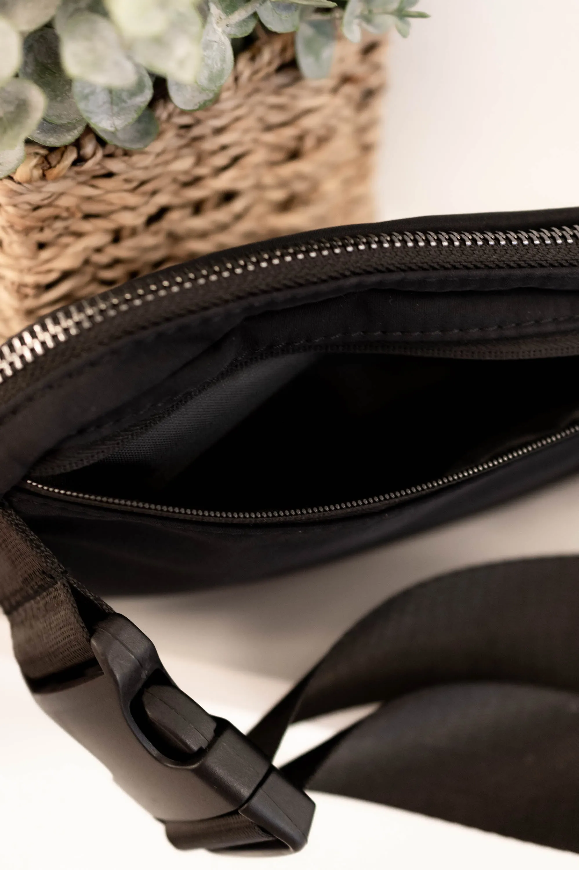 Traveling So Far Belt Bag, Black