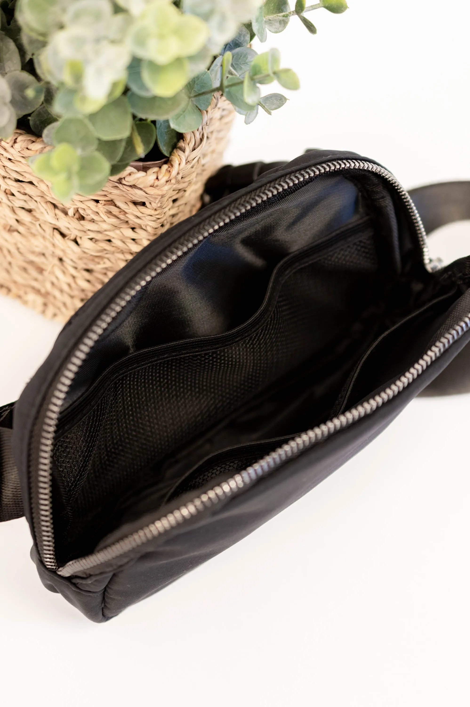 Traveling So Far Belt Bag, Black