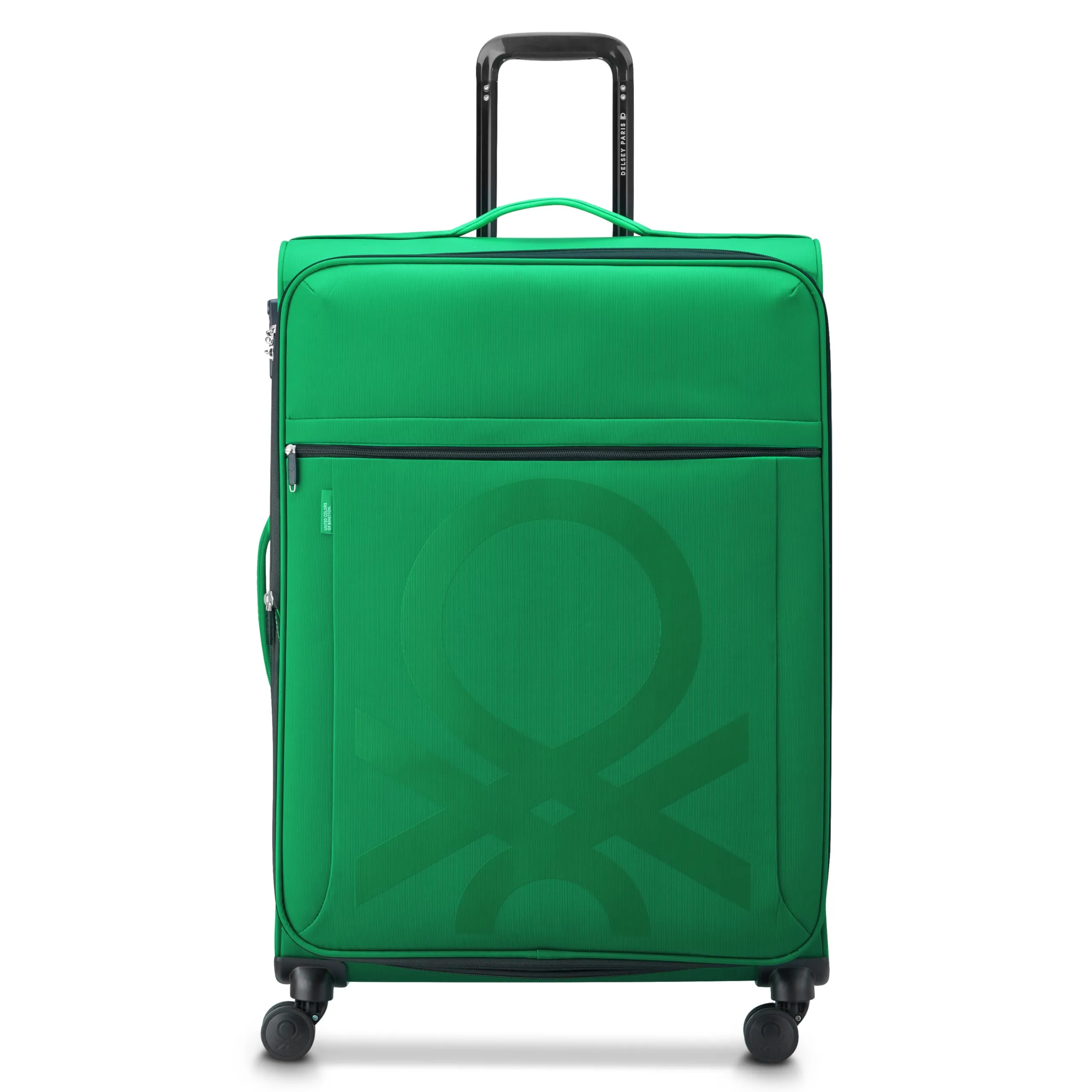 United Colors of Benetton Color Block Softside Expandable Luggage with Spinner Wheels (Checked-Large 27 Inch)  