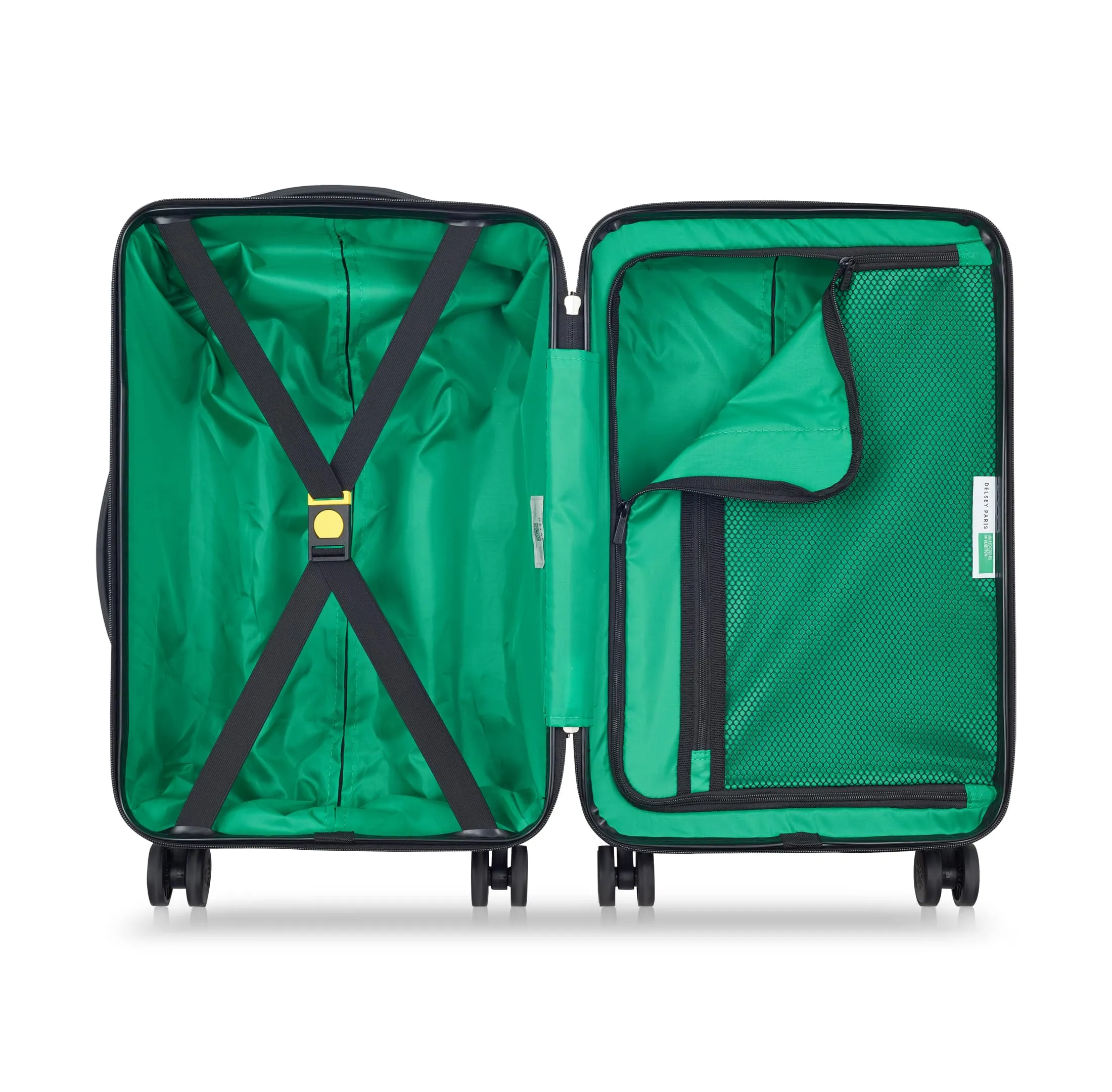 United Colors of Benetton Now Hardside Luggage with Spinner Wheels  