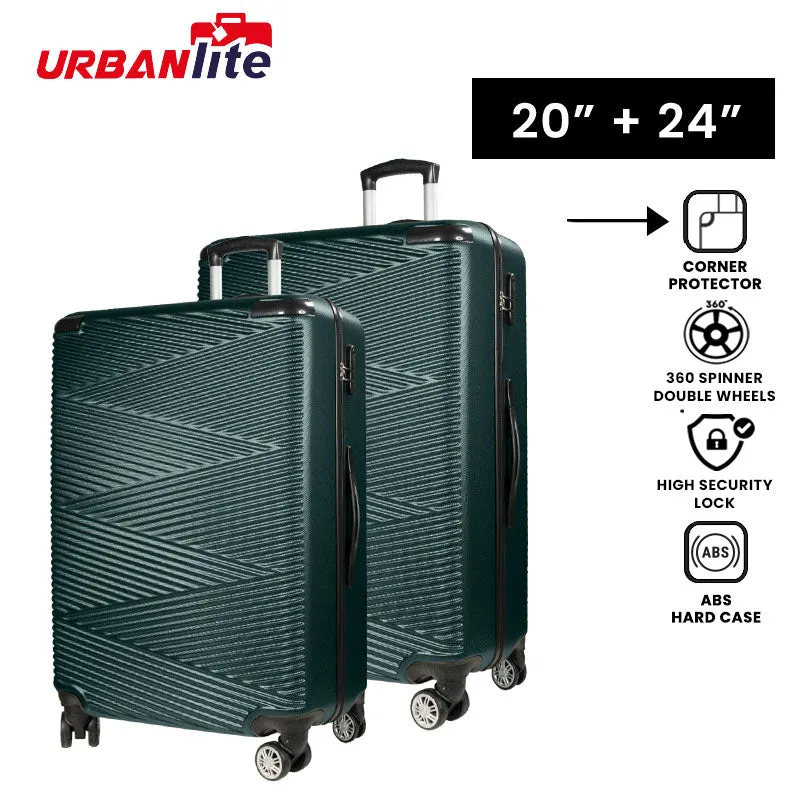 URBANlite Echo 2.0 20+24 Bundle | 8-Wheel Spinner | Corner Guard | Hard Case Luggage