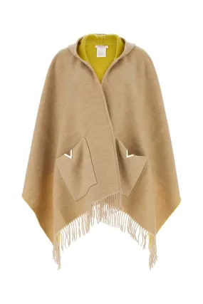 Valentino Garavani Sand Wool Blend Scarf