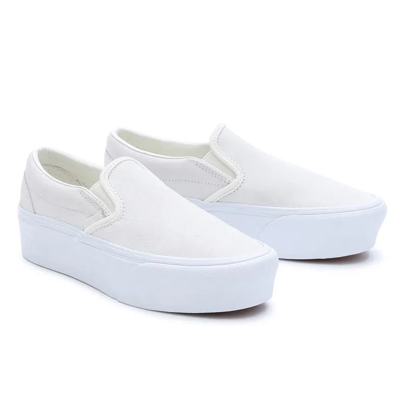 Vans Classic Slip-On Stackform Trainers Marshmallow