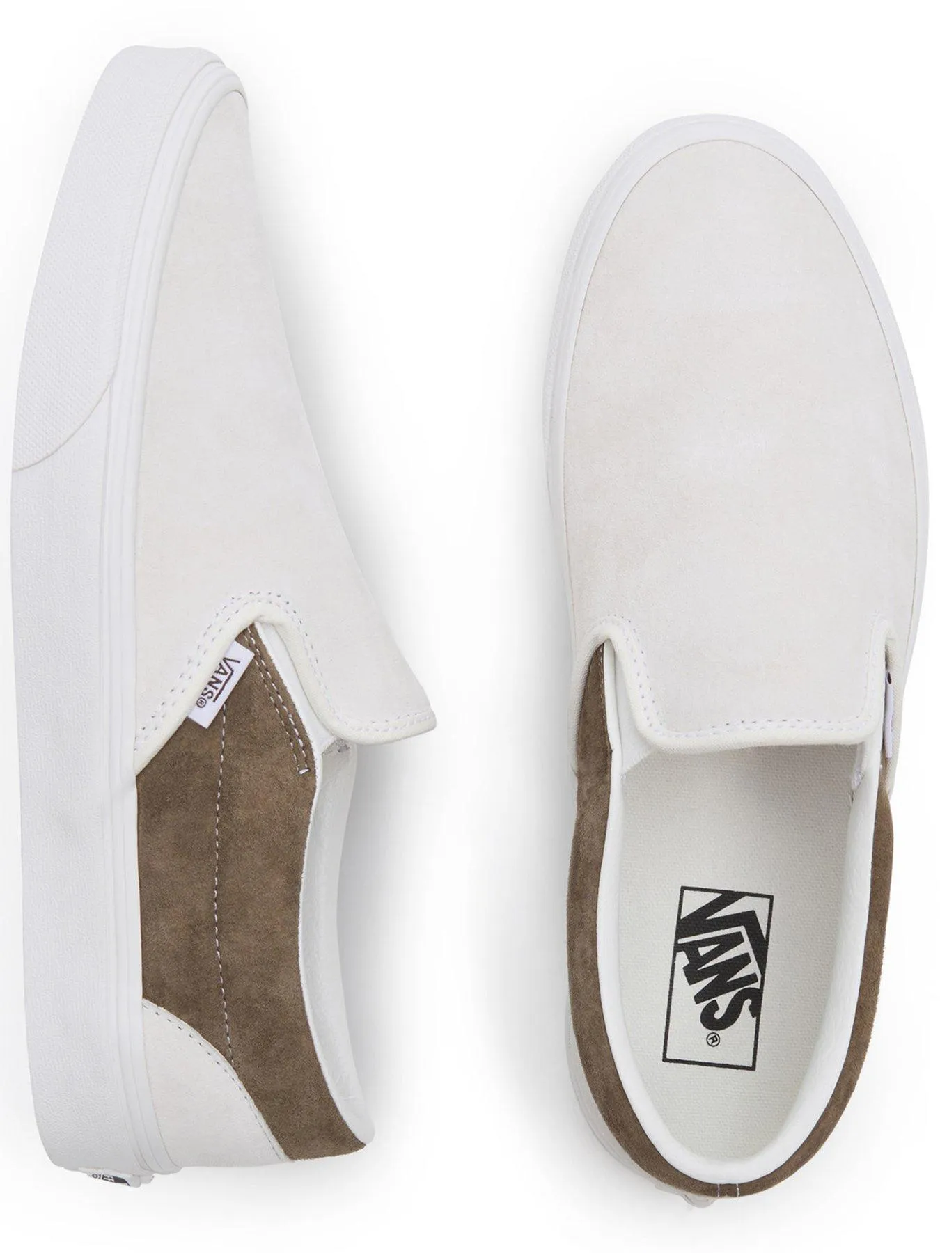 Vans Mens Classic Slip-On Trainers - Brown