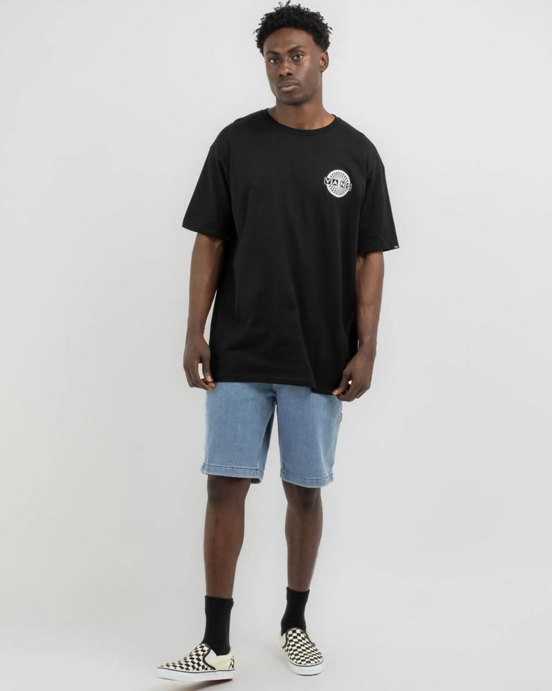 Vans Warped Checkerboard Logo T-Shirt