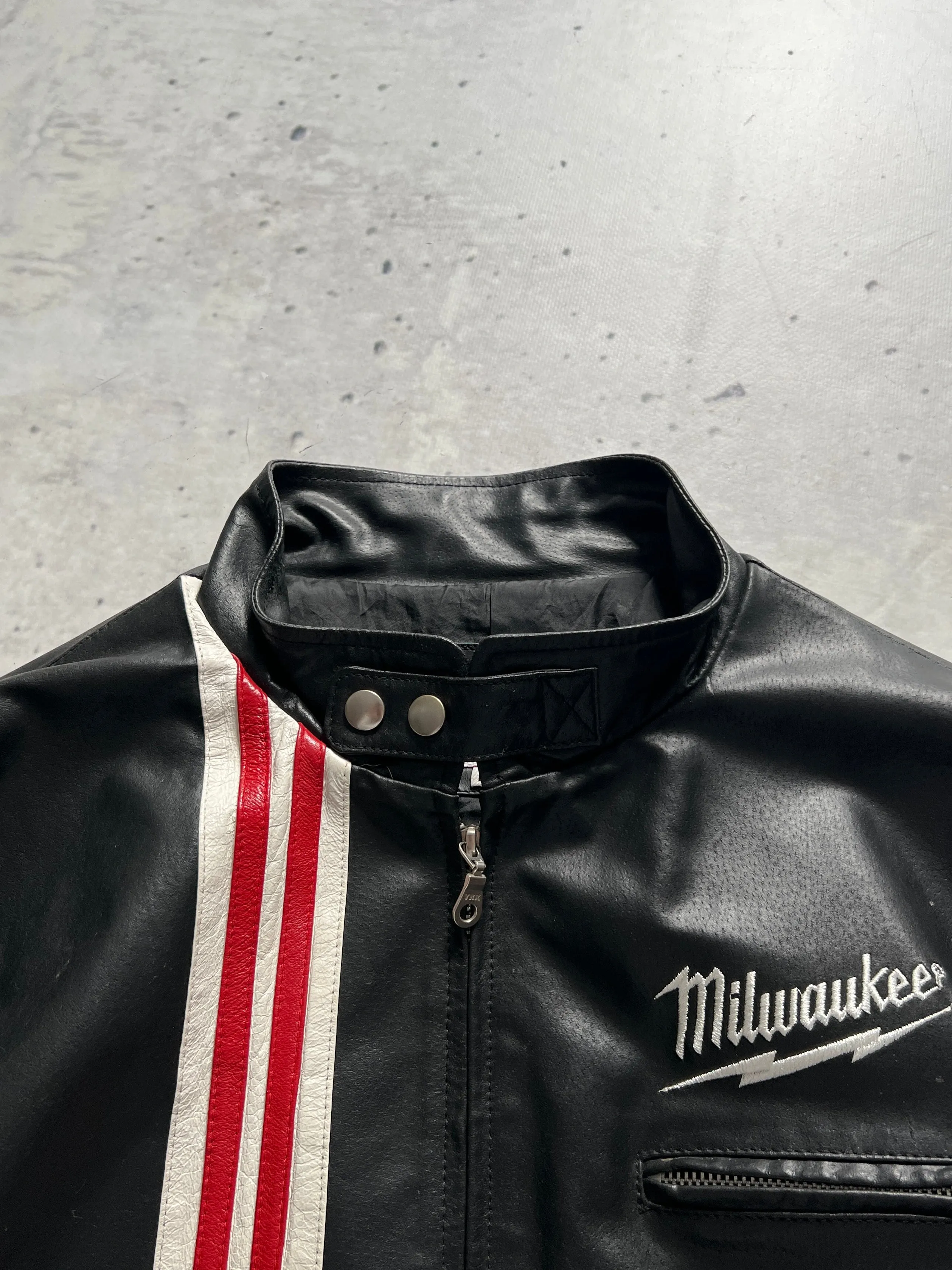 Vintage Milwaukee Leather zip up Jacket (L)