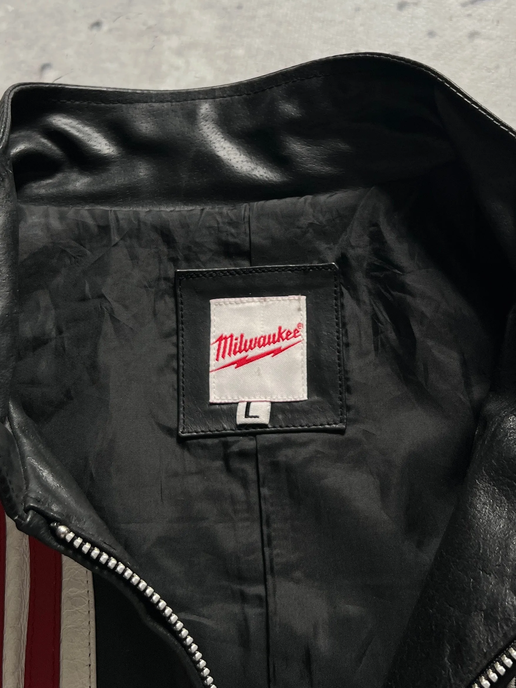 Vintage Milwaukee Leather zip up Jacket (L)