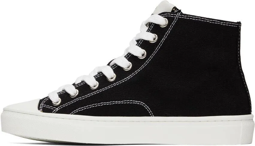 Vivienne Westwood Black Plimsoll High Top Sneakers