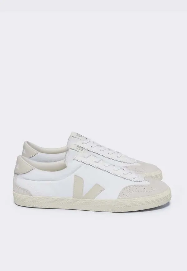 Volley Canvas Sneakers - White/Pierre