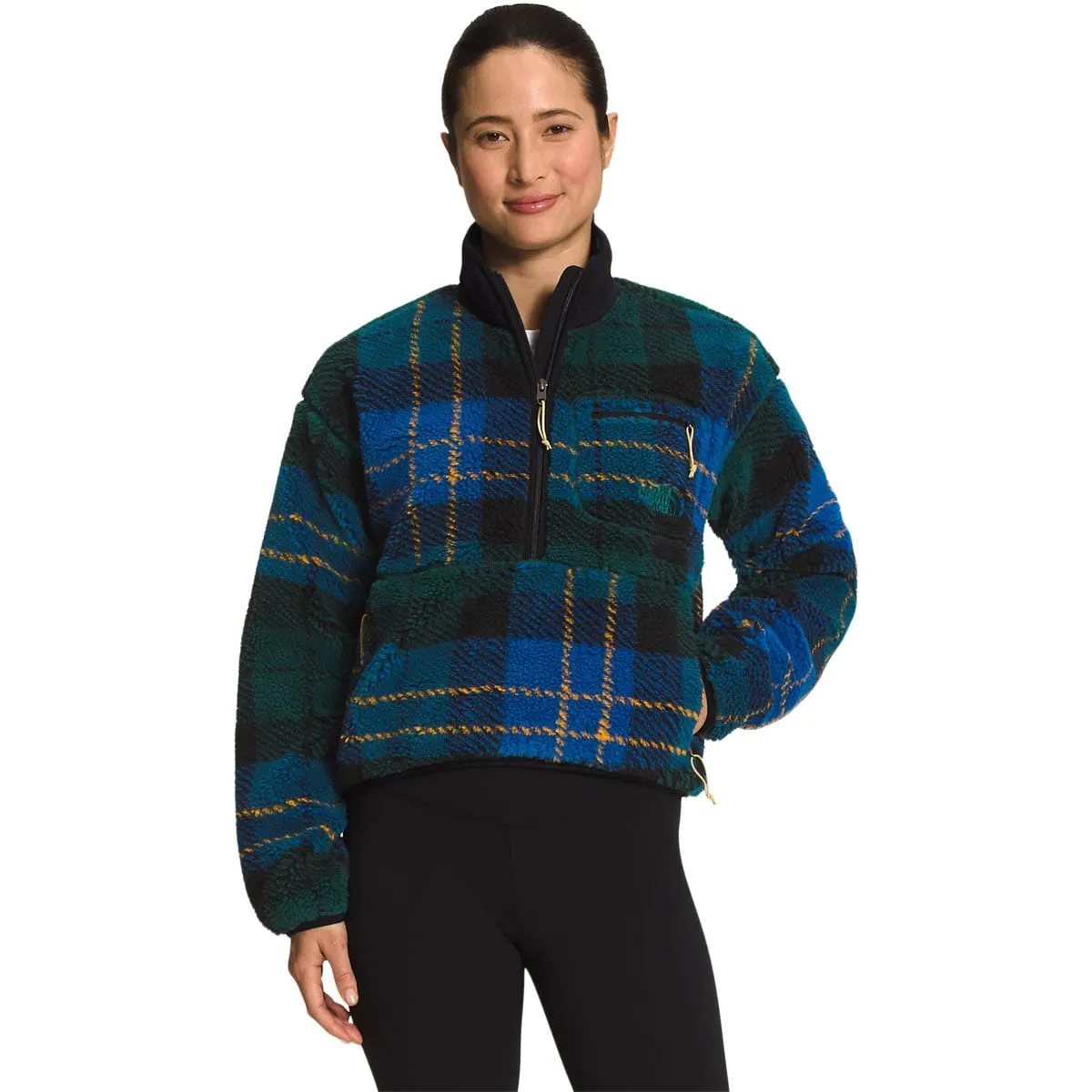 WOMEN'S JACQUARD EXTREME PILE PULLOVER PONDEROSA GREEN | Bodega