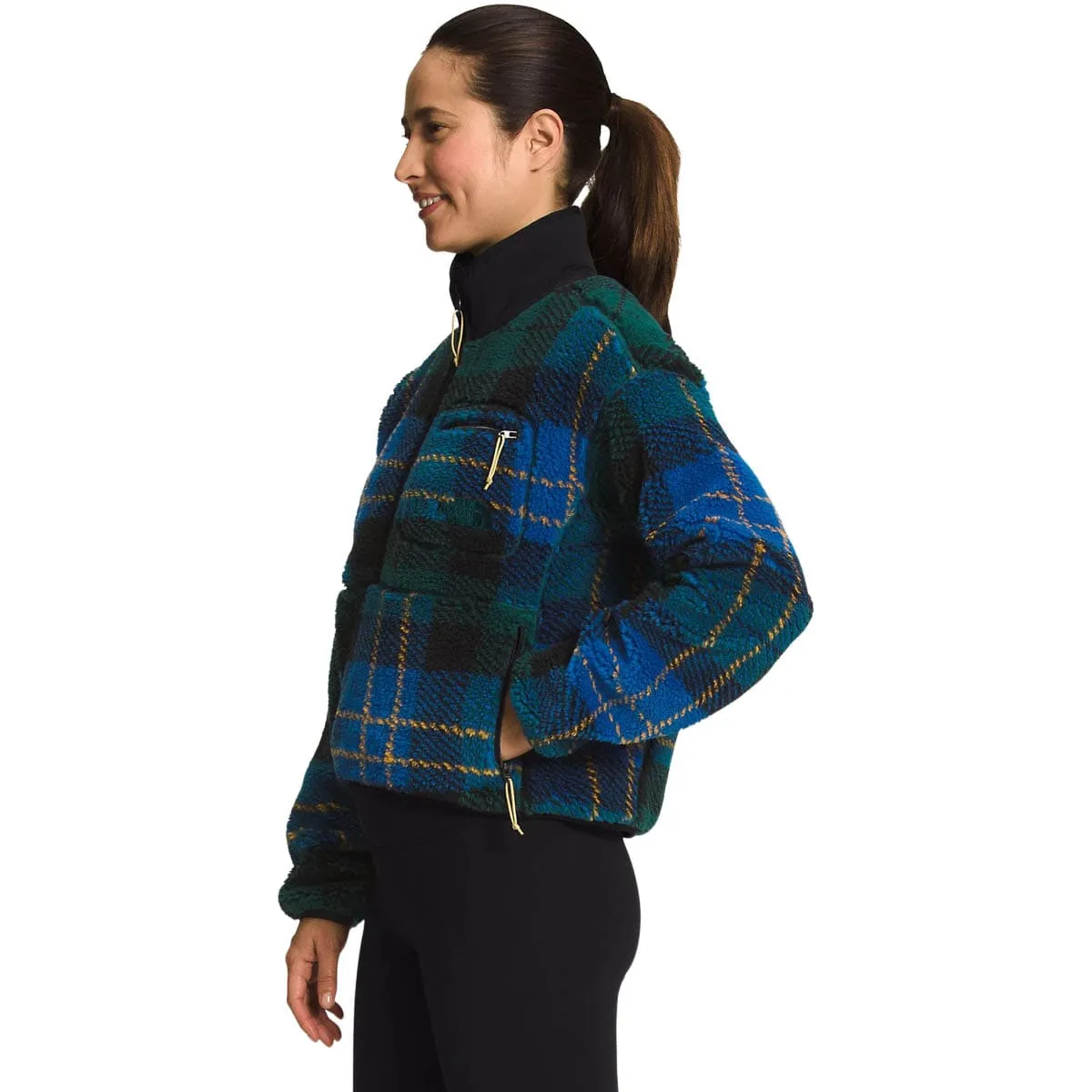 WOMEN'S JACQUARD EXTREME PILE PULLOVER PONDEROSA GREEN | Bodega