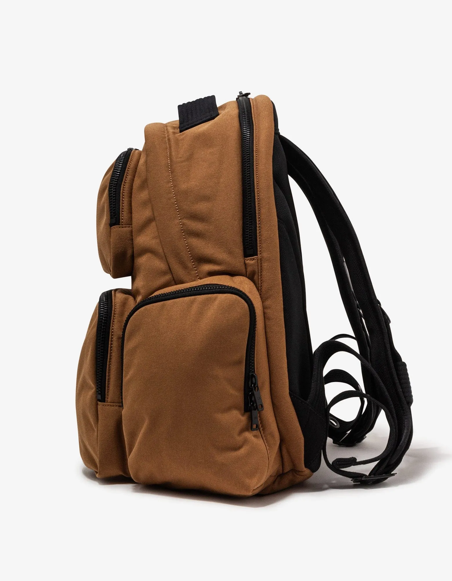 Y-3 Brown Logo Backpack