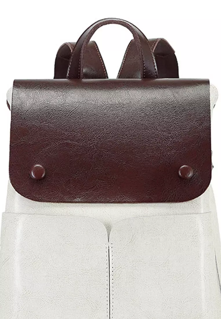 ZITIQUE Head layer cowhide backpack